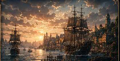 Golden Age of Piracy scene from Fortune and Gallows